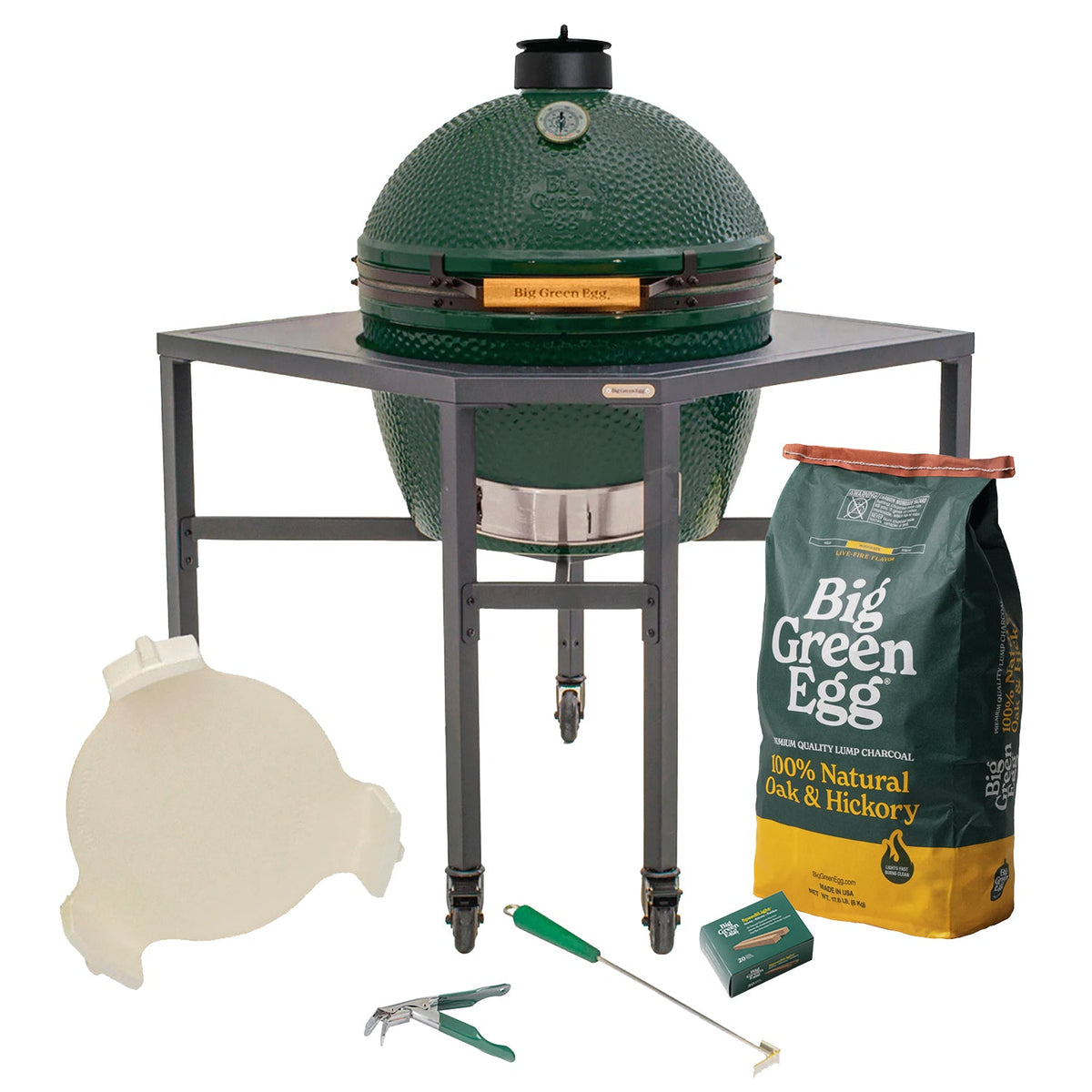 XL Big Green Egg + ensemble Modular Nest d’angle