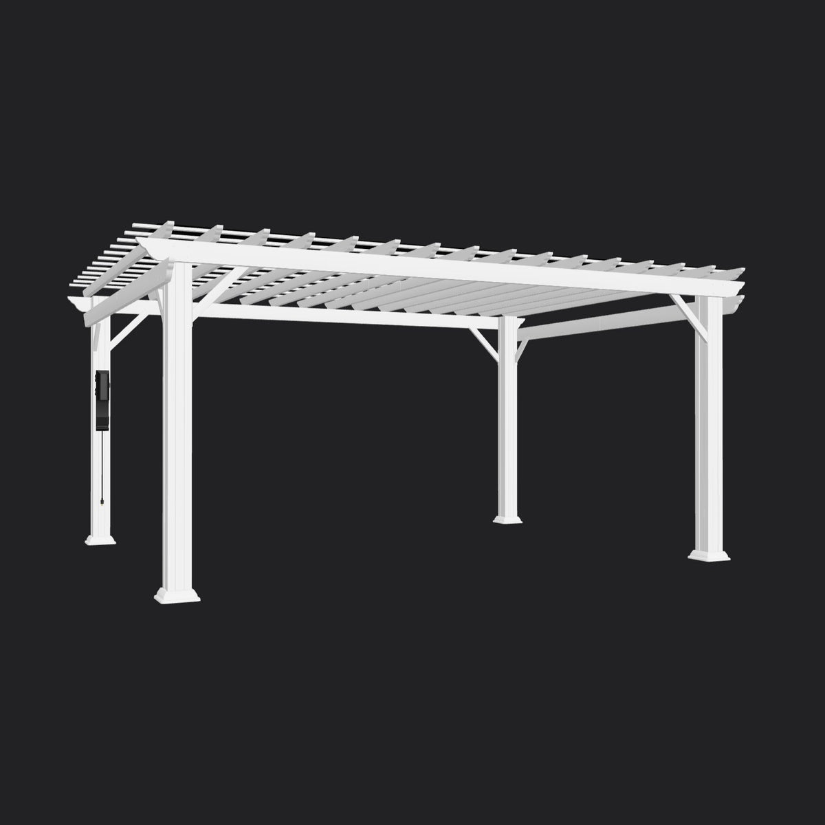 Stratford | Pergola en acier 16x12 – blanche