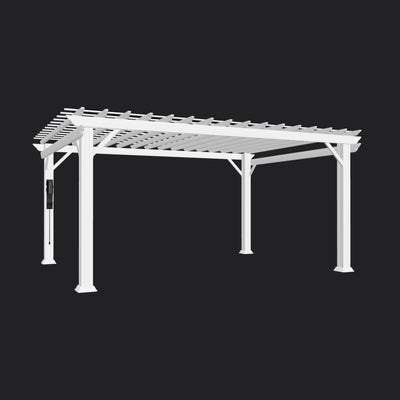 Stratford | Pergola en acier 16x12 – blanche